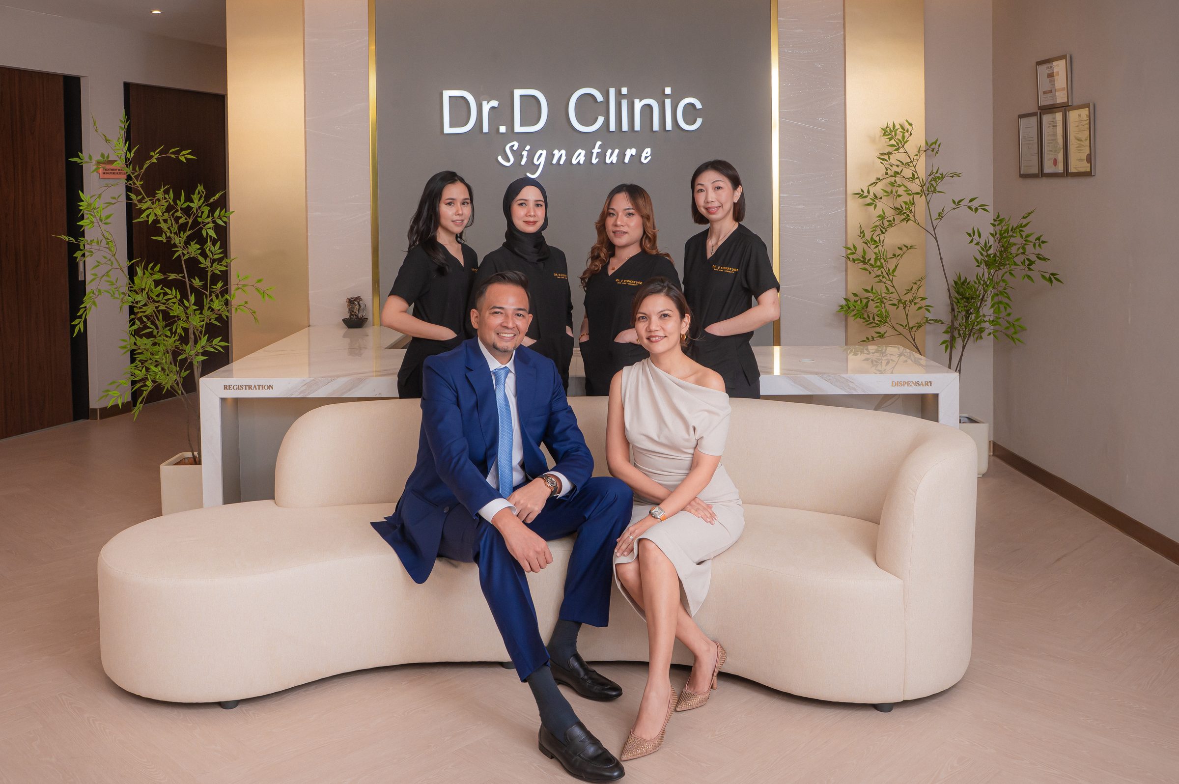 Our doctors and clinical team at Dr. D Signature Clinic, Bangsar South, Kuala Lumpur.
